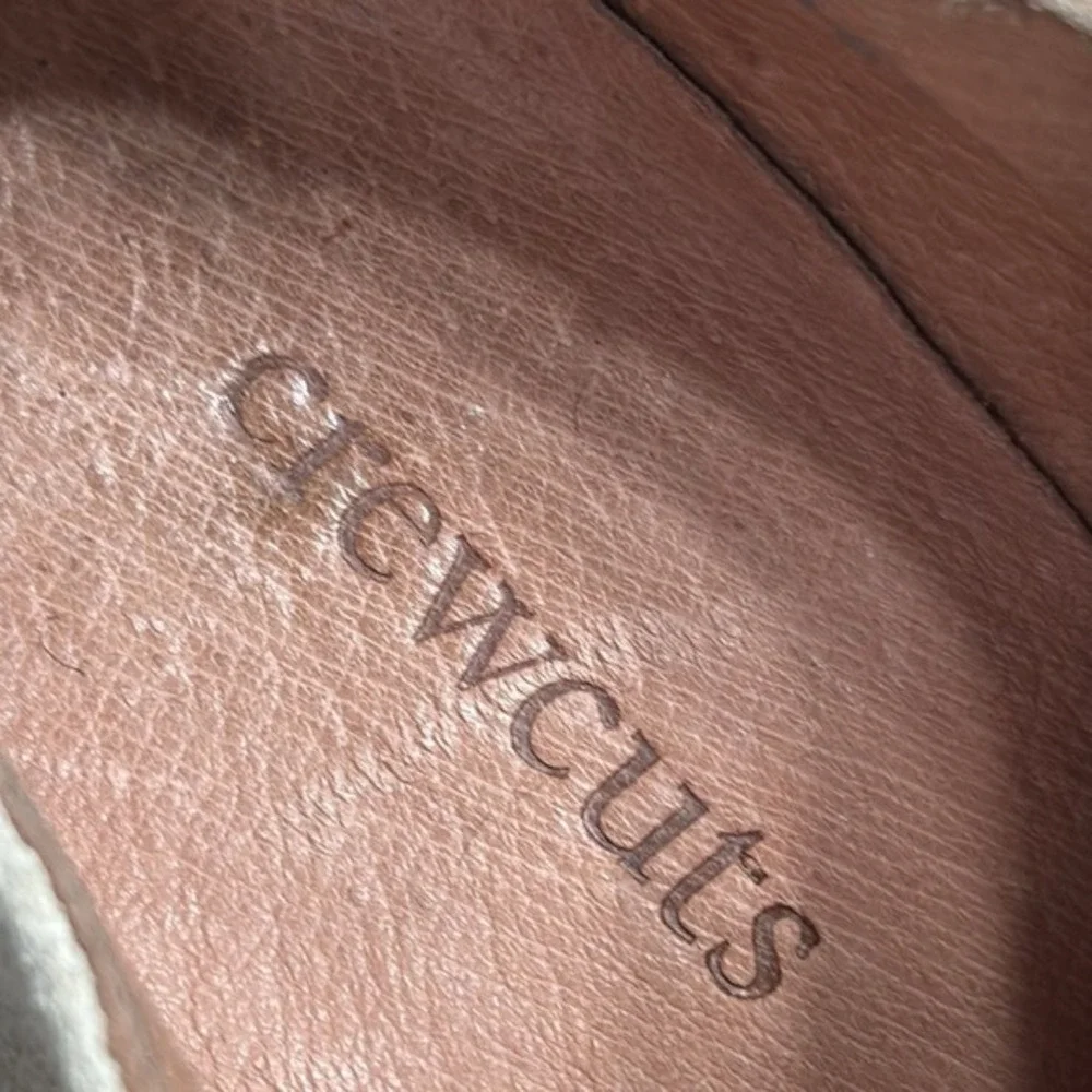 Crewcuts Cream Suede‎ Oxfords preppy  SZ 11 Kids event wedding
